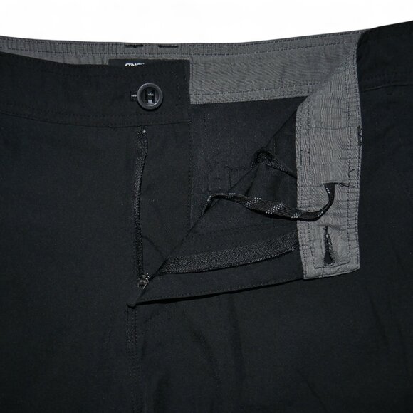 O'Neill Hybrid Shorts Size 34-36 in Black DWR Hyperfreak Stretch HyperDRY EUC - Picture 4 of 7